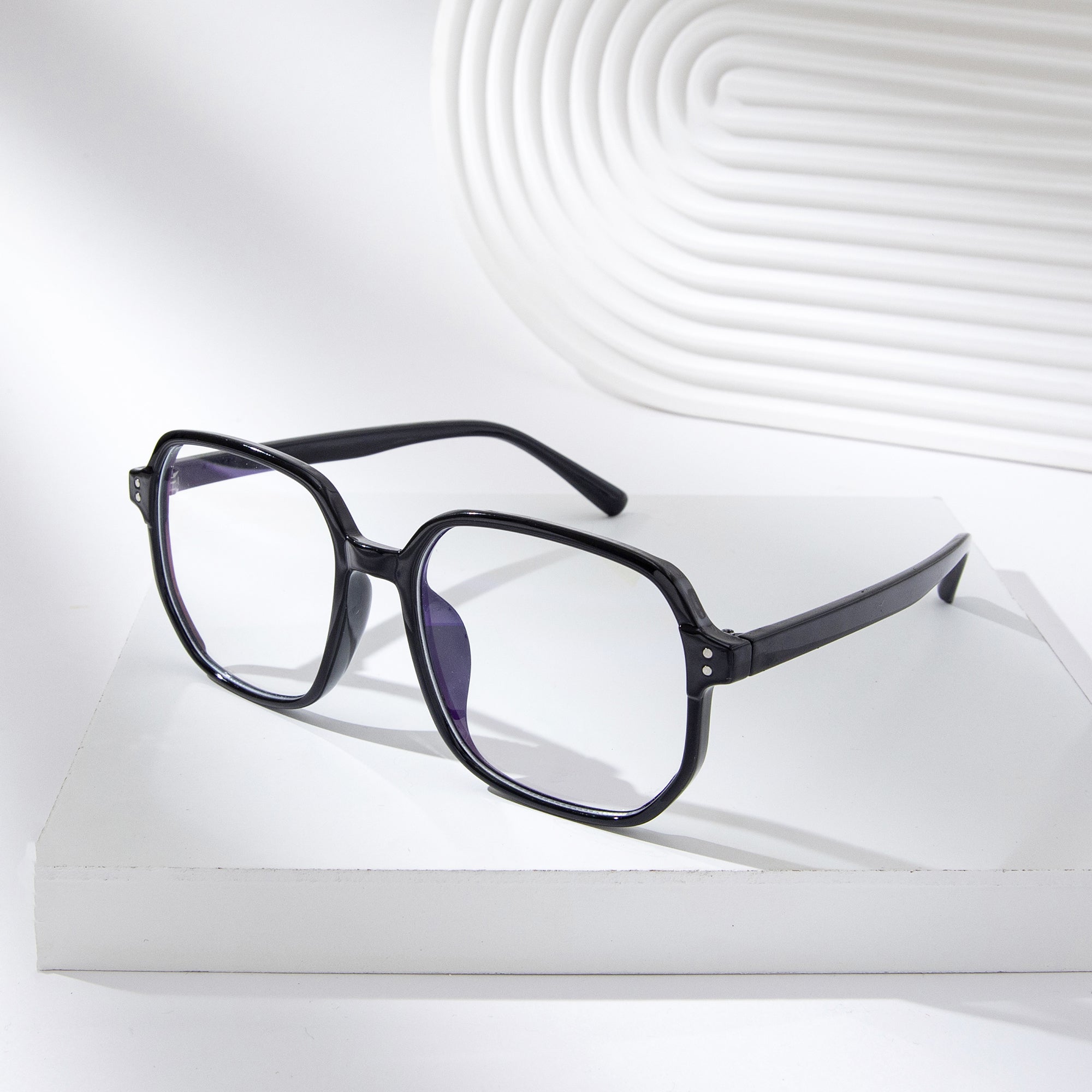 Stylish Square Frame Light Blocking Glasses