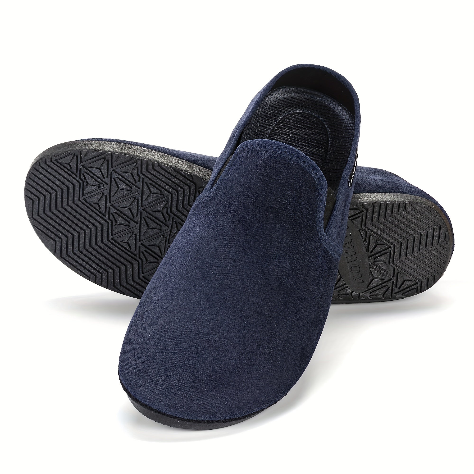 Men's Slip On Non Slip Slippers Warm Indoor Home Shoes