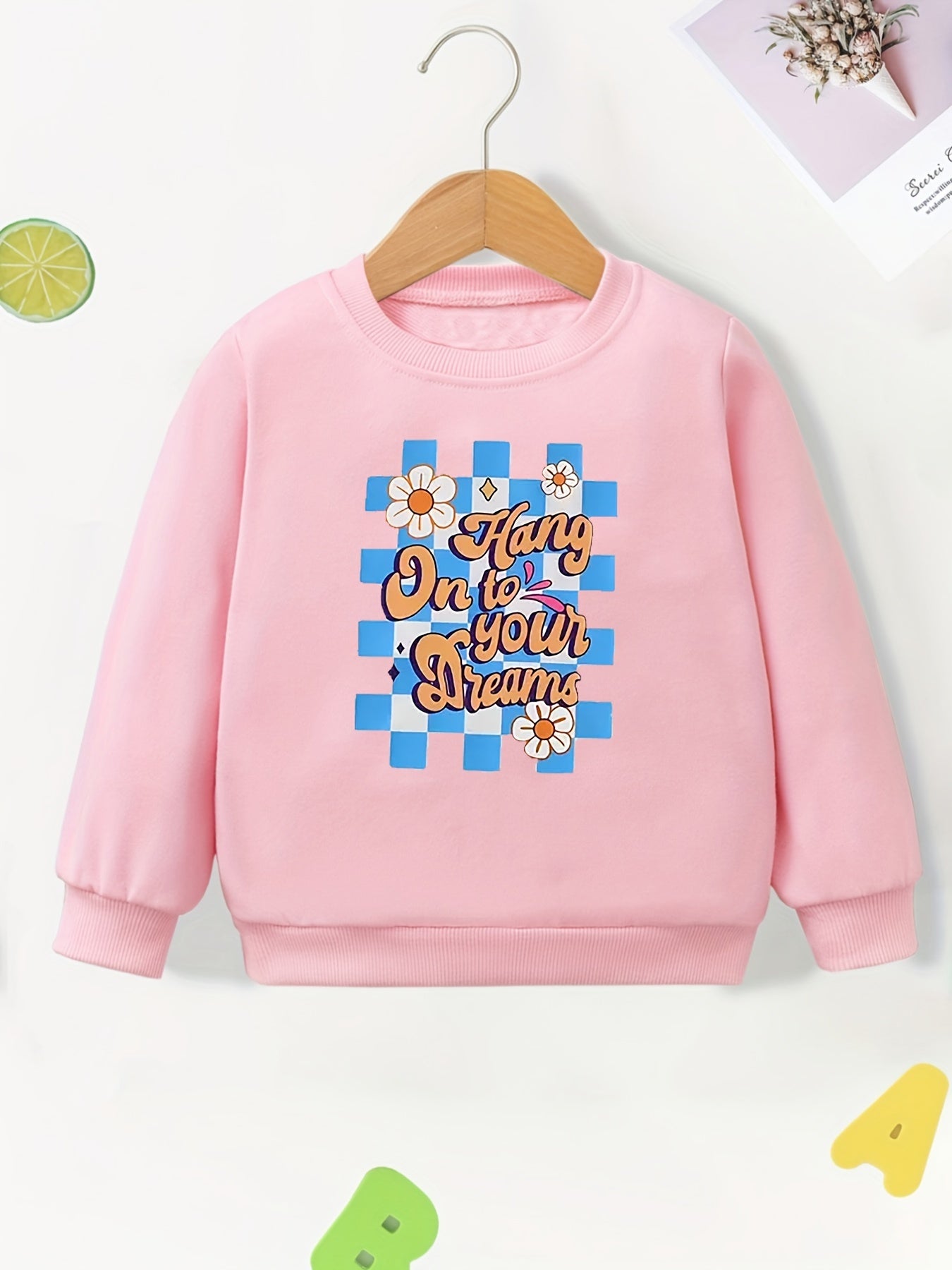 Spooky & Plaid Ghost Crew Neck Top