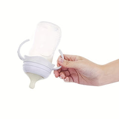 Eco Friendly Baby Feeding Cup Silicone Drinking Bottle Handle