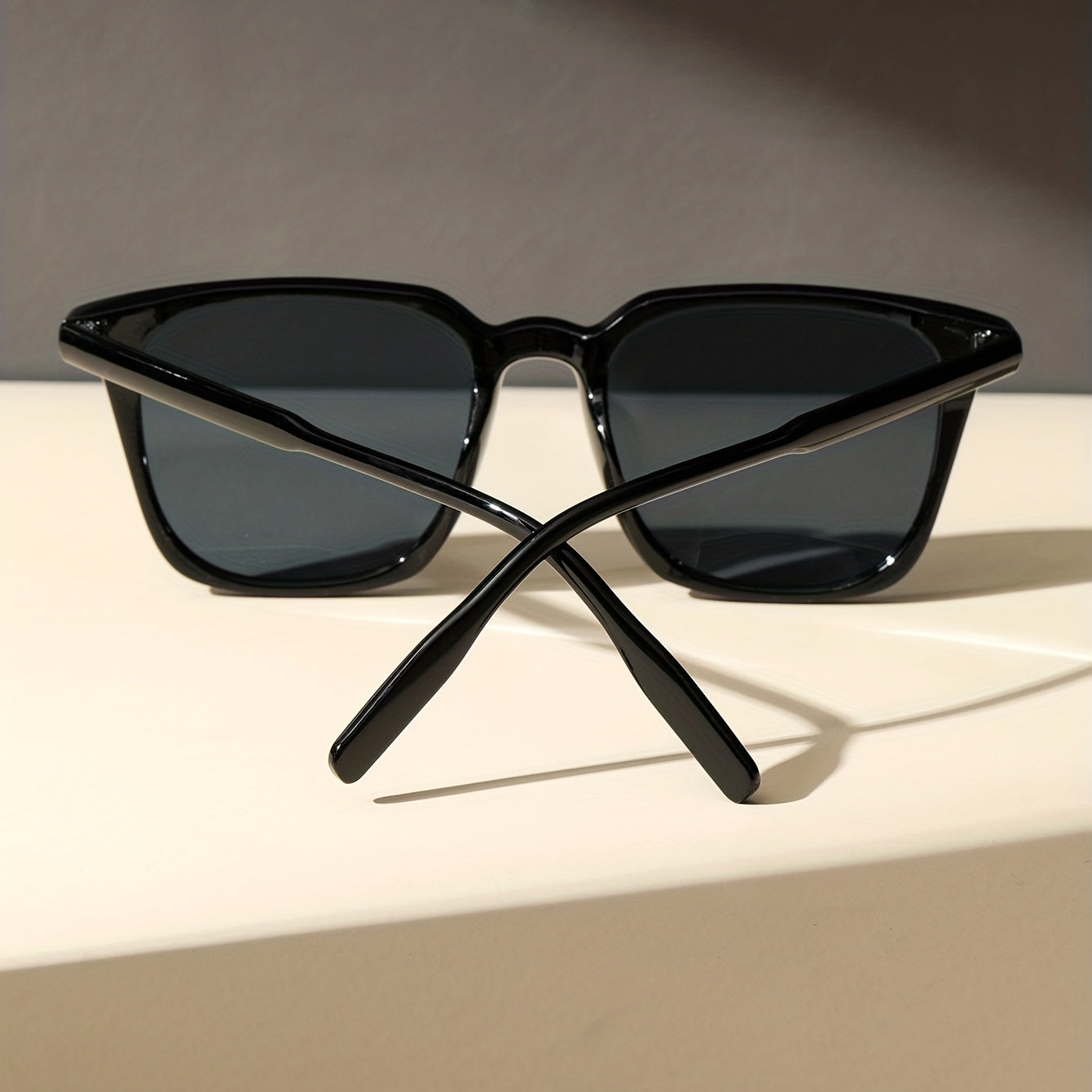 Rectangular Frame Eyeglasses Classic Outdoor Driving Eyewear Shades Glasses
