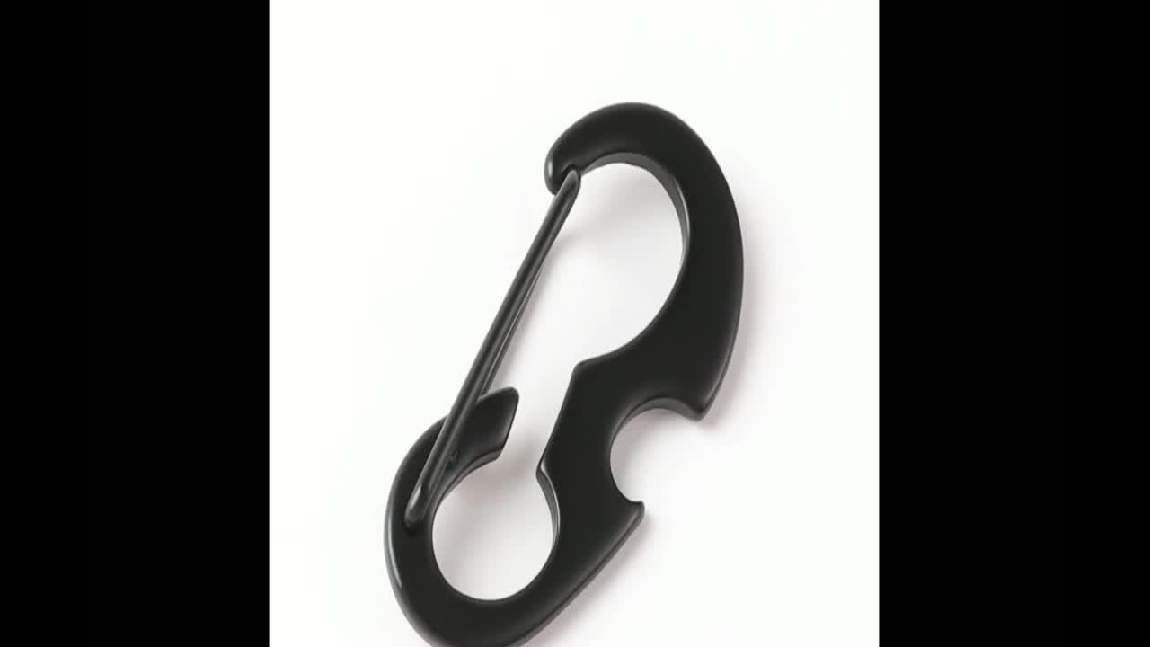 Multifunctional D-shaped Buckle Carabiner Bottle Opener