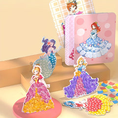 Princess Painting Dress Up Craft Book for Girls