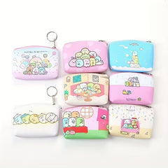 Cartoon Print Zipper Coin Purse Wallet for Kids Birthday
