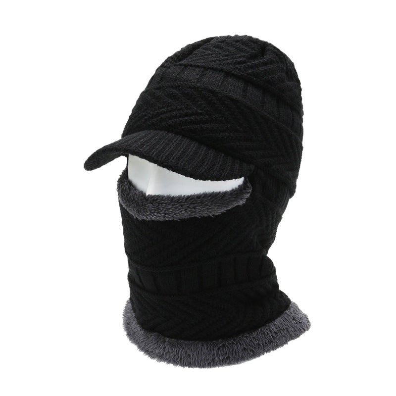 Men's Knitted Hat Face Ear Neck Protection Winter Warm