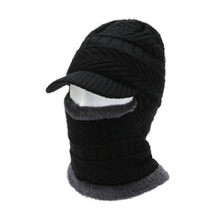 Men's Knitted Hat Face Ear Neck Protection Winter Warm