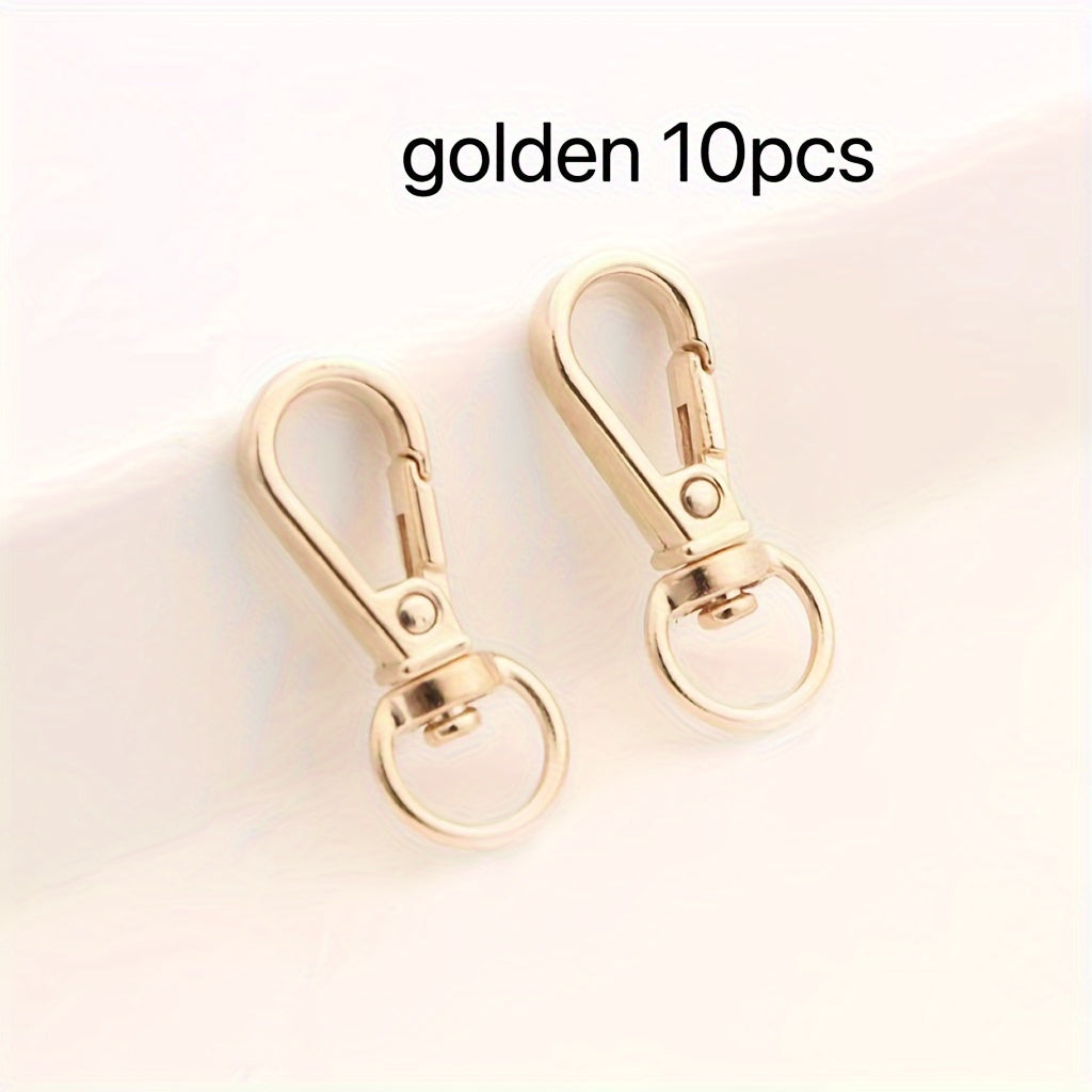 10pcs Zinc Alloy Hook Buckle for Bag Key Chain Belt