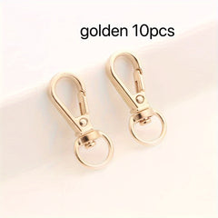10pcs Zinc Alloy Hook Buckle for Bag Key Chain Belt