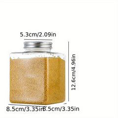 Airtight Food Jars with Lids - Fresh Keeping Box for Cereal, Pasta, Tea