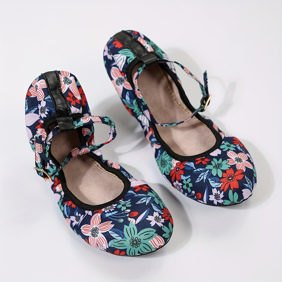 Women's Flower Flat Shoes Casual Dancing Lightweight Portable