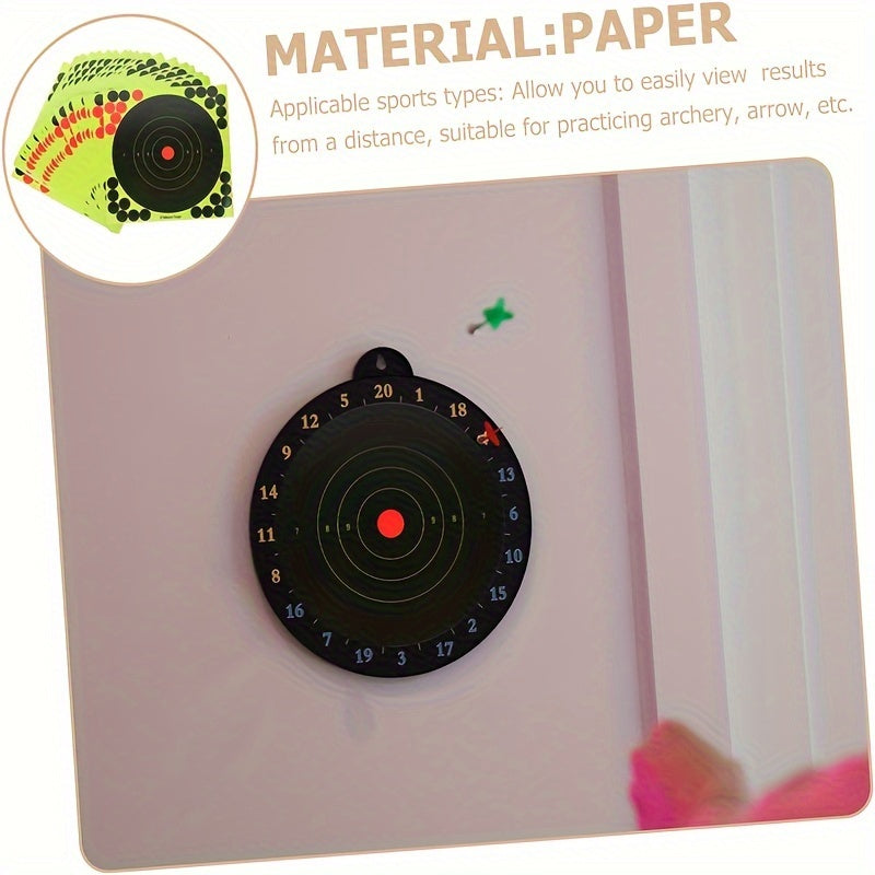 Self Adhesive Dart Targets - Set of 50 - Dart Training Stickers