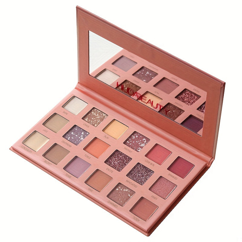 Desert Rose Eyeshadow Palette - 18 Colors Multicolor Makeup