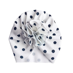 Newborn Infant Flower Beanie Caps Turban For Baby Boys And Girls