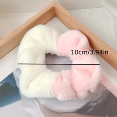 3pcs Plush Hair Tie Bands for Girls