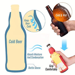 Insulated Beer Bottle Cooler Sleeves - Keeps Drinks Cold for Hours