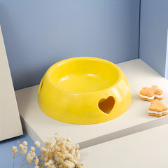 Love Hole Pet Food Bowl Outdoor Dog Feeder Cat Dog Food Storage Bowl