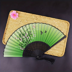 Vintage Folding Fan Portable Dance Fan Japanese Style Fan