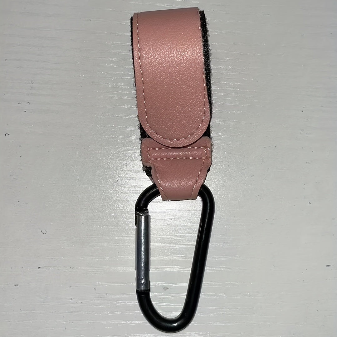 Stroller PU Leather Rotating Hook Shopping Cart Organizer Accessories