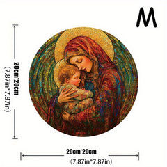 Mother and Child Wooden Puzzle with Irregular Animal Puzzles