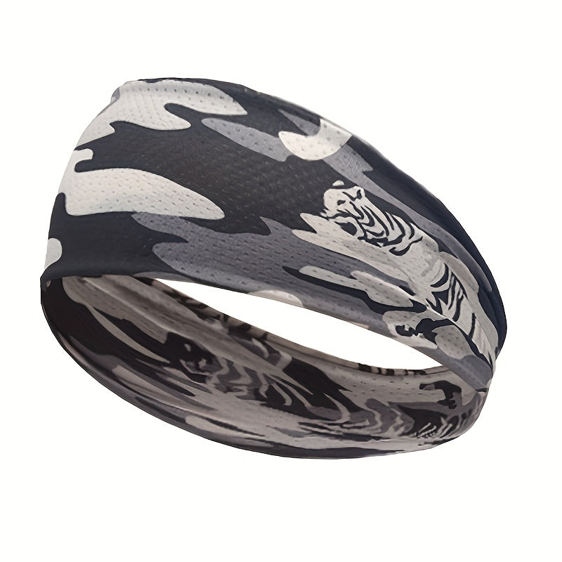Breathable Men's Headband for Sports - Moisture Wicking, Comfortable