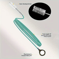 Car Sunroof Drain Dredger - Drainage Cleaning Brush - Fuel Drain Pipe Leakage