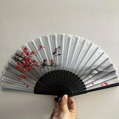 Folding Bamboo Fan Ancient Style Fan Chinese Small Dress Decoration Gift