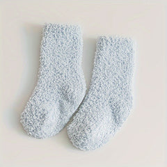 Winter Children's Plush Socks Thick Warm Keeping Socks Non-slip Baby Socks