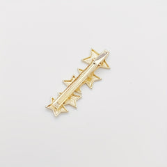 Star Shape Hair Clip Zinc Alloy Geometric Edge Clip