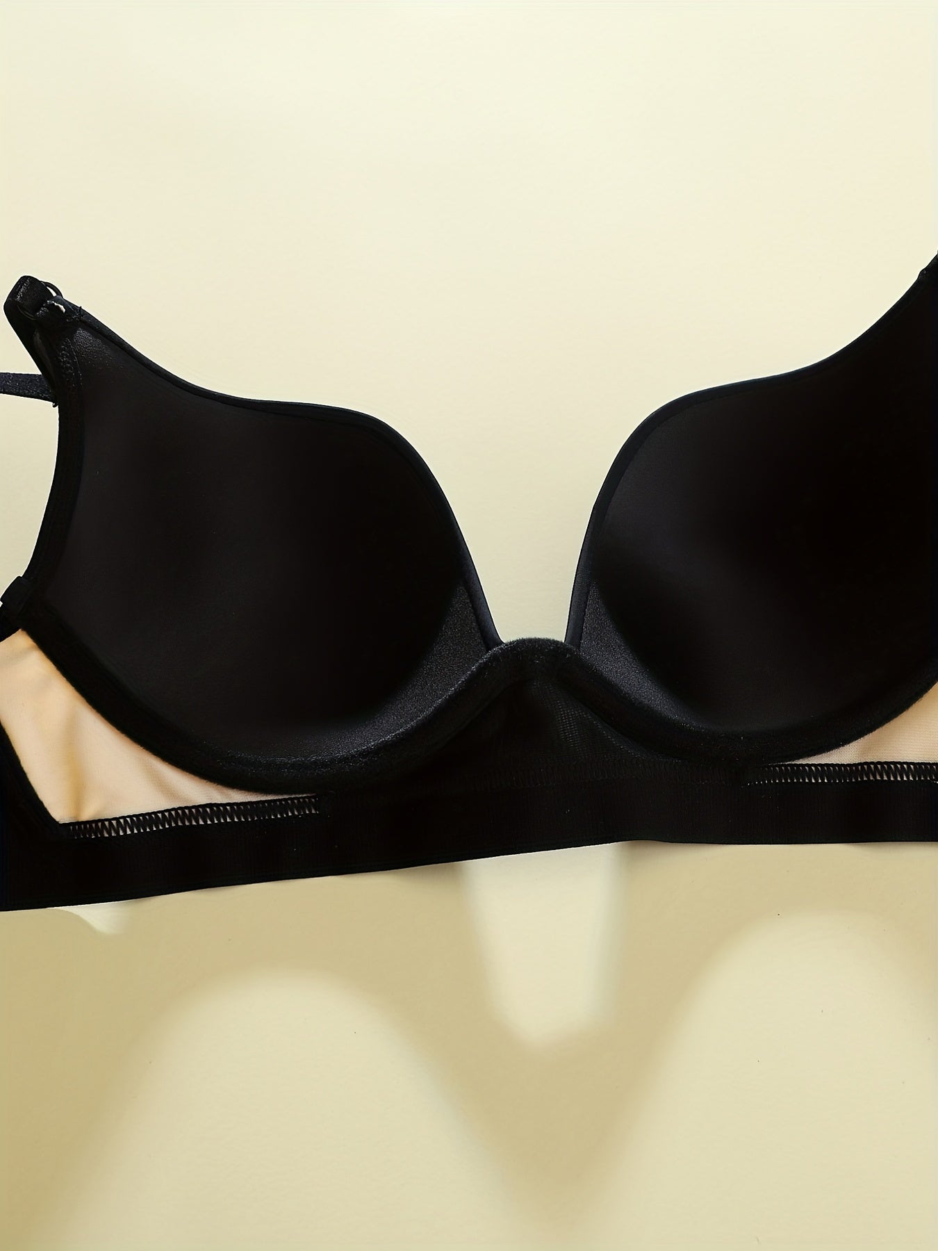 Colorblock Push Up Bra Comfy & Breathable Anti sagging Bra