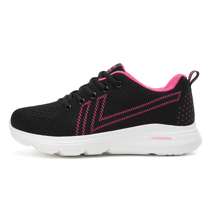 Women's Casual Breathable Lightweight Running Shoes Low Top Outdoor Travel Shoes