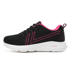 Women's Casual Breathable Lightweight Running Shoes Low Top Outdoor Travel Shoes