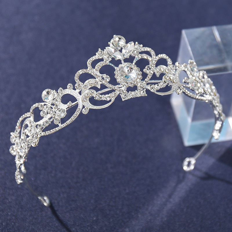 Golden Wedding Crowns And Tiaras Bride Princess Rhinestone Headband