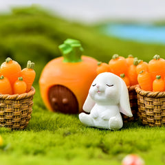 4pcs Little Rabbit Table Decoration Ornaments for Easter Party