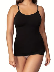 Comfy Crew Neck Sleeveless Cami Top