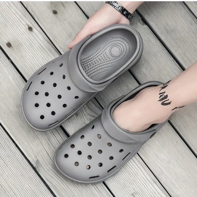 Men's Closed Toe Clogs Soft Sole Sandals