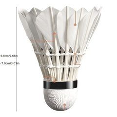 3pcs Duck Goose Feather Shuttlecocks for Badminton Training