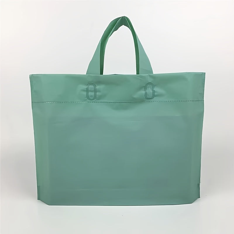 50pcs Green Christmas Gift Bag Shopping Bag Portable Packaging