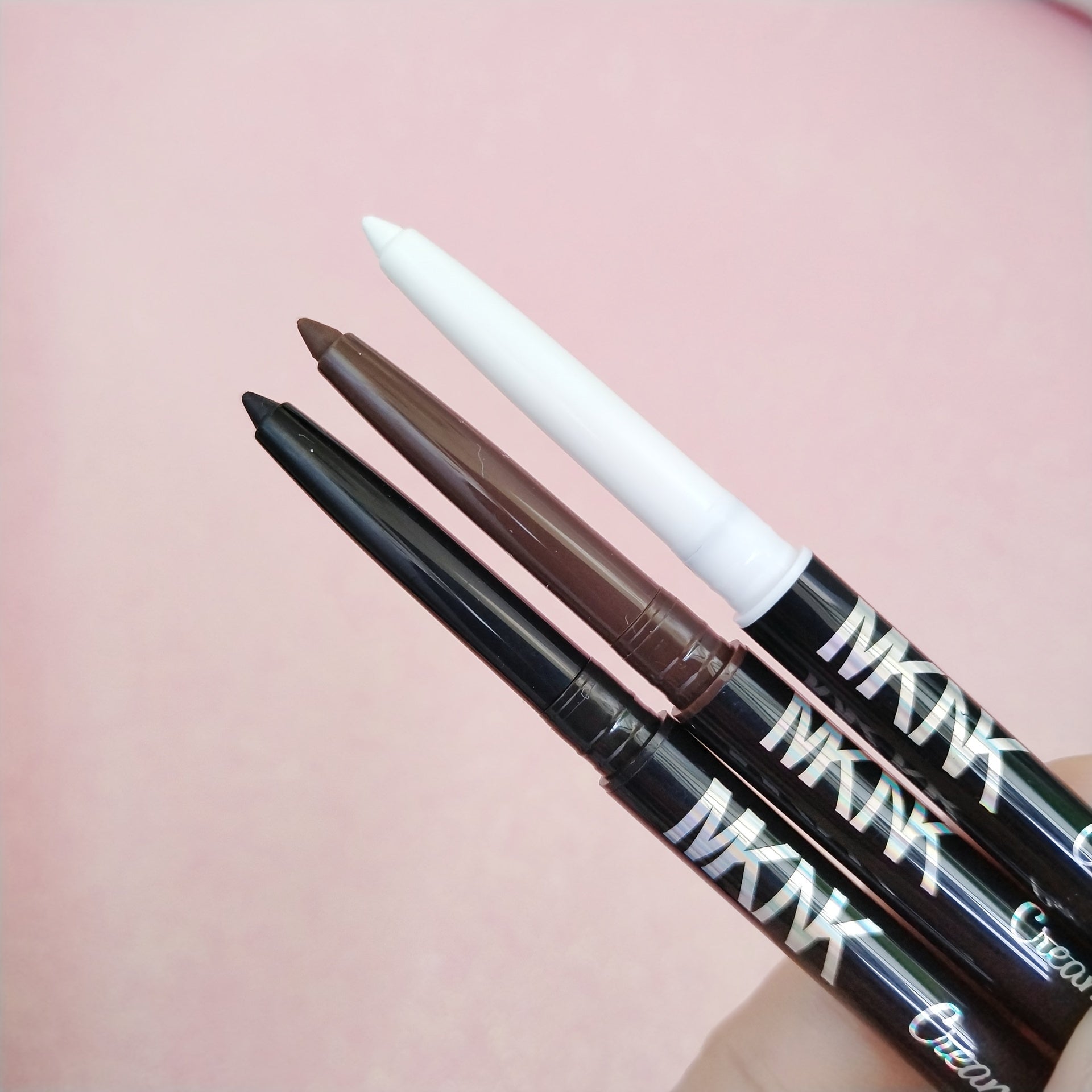 3 Colors Eyeliner Gel Pen Waterproof Automatic Smudge Proof