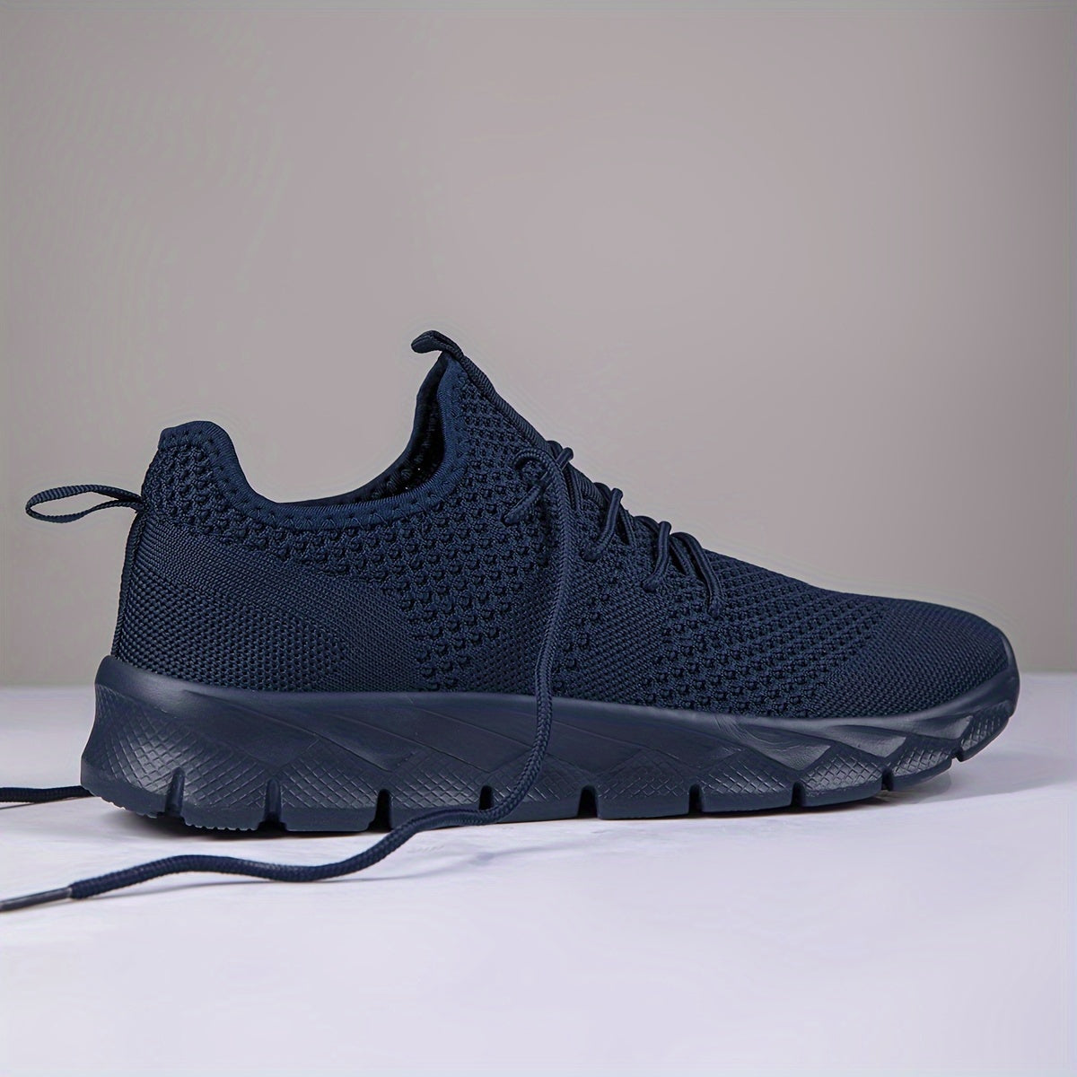 Soft Thick Sole Mesh Woven Shoes Lightweight Breathable Sneakers