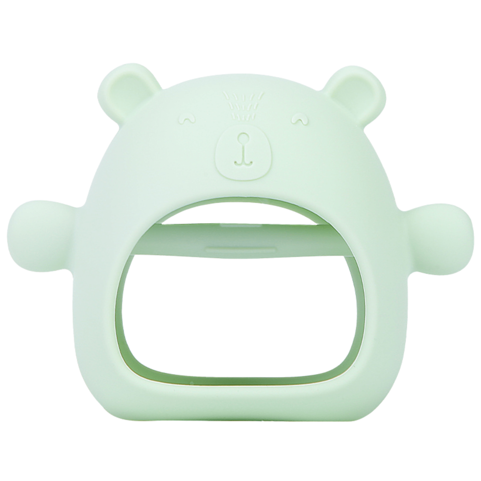 Bear Buddy Silicone Teething Toy for 6M Babies Soft Textures Easy to Hold