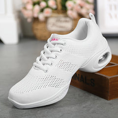 Jazz Dance Shoes Women Split Sole Sneakers Arch Support
