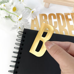 Large Golden Letter Stickers Self-Adhesive DIY Christmas