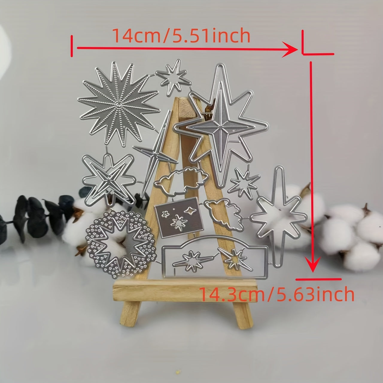 Christmas Metal Cutting Dies And Stamps For Scrapbook Craft Supplies