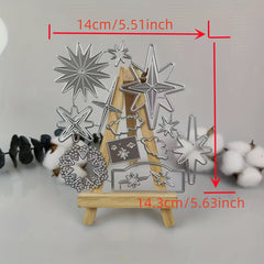 Christmas Metal Cutting Dies And Stamps For Scrapbook Craft Supplies