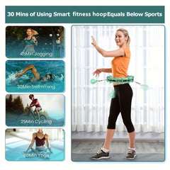 Adjustable Smart Fitness Hoop for Weight Loss Fitness Waist Slimming