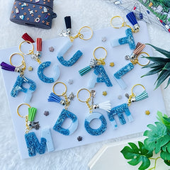 Silicone Alphabet Resin Molds DIY Craft Casting