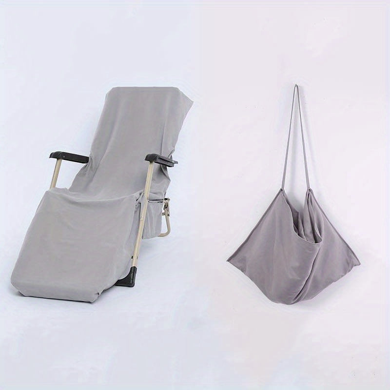 Beach Recliner Cover & Towel Set for Outdoor Leisure