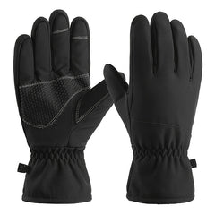 Velvet Windproof Waterproof Touch Screen Cycling Gloves Coldproof Non Slip Warm