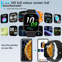 Advanced Touch Screen Sports Smart Watch with Wireless Call Answer