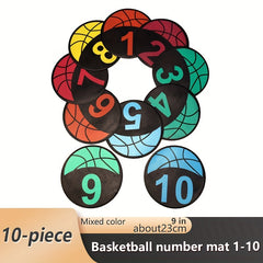 10pcs Anti Slip Poly Spot Markers Basketball Training Equipment